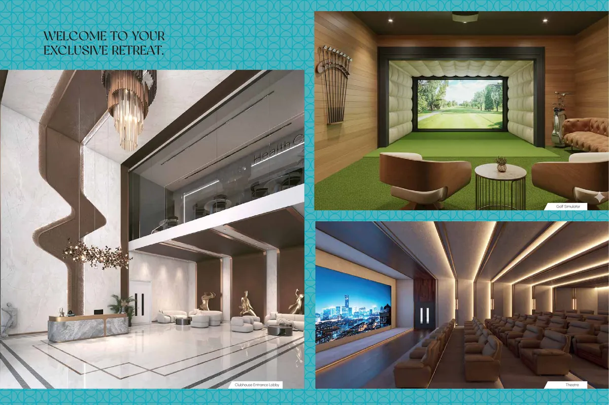 Raghava Nova clubhouse lobby Raghava Nova clubhouse lobby